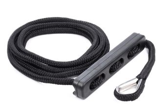 Qvarken Dockline kiinnitysköysi joustimella 12 mm 4 m musta