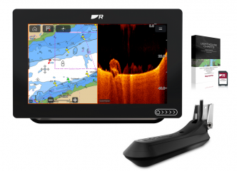 Raymarine AXIOM+ 9 RV RV-100 3D peräpeilianturilla