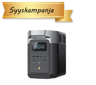 Ecoflow Delta 2 kannettava 1024 Wh sähköasema 1800W invertterillä