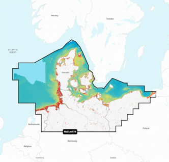 Garmin Navionics Vision+ NVEU077R Tanska ja Saksa