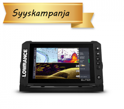 Lowrance ELITE FS 9 BLACK kaikuluotain/karttaplotteri