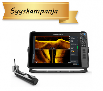 Lowrance HDS-12 PRO kaikuluotain/karttaplotteri ActiveImaging HD 3-in-1 anturilla