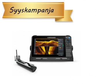 Lowrance HDS-9 PRO kaikuluotain/karttaplotteri ActiveImaging HD 3-in-1 anturilla