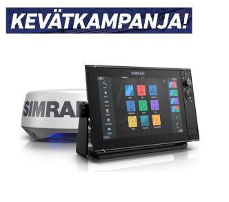 Simrad NSS12 evo3S kaikuplotteri + Halo 20+ tutka