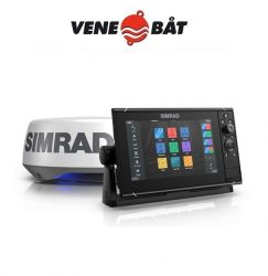 Simrad NSS9 evo3S kaikuplotteri + Halo20+ tutka