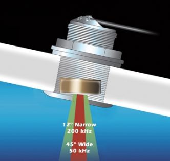 Airmar SS60 Pohjanläpianturi 12° teräs 50/200 kHz Navico 9-pin liittimellä