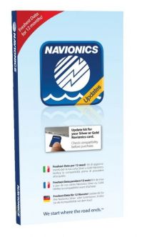 Navionics+ karttapäivitys Compact Flash kortti, esiladattu 44XG alue